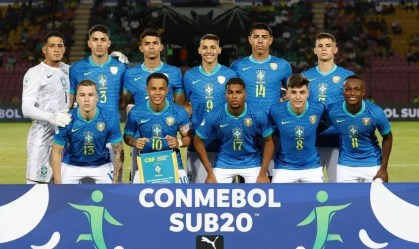 Brasil conhece rivais e horários da fase final do Sul-Americano Sub-20