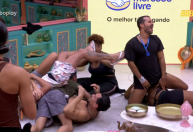 BBB25: brothers celebram fim do Tá com Nada e chegada de comida