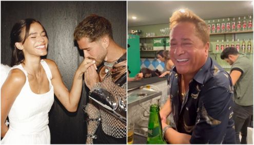 Bruna Marquezine, João Guilherme e Leonardo