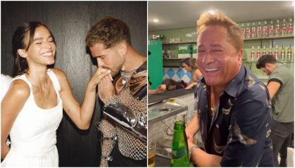 Bruna Marquezine, João Guilherme e Leonardo