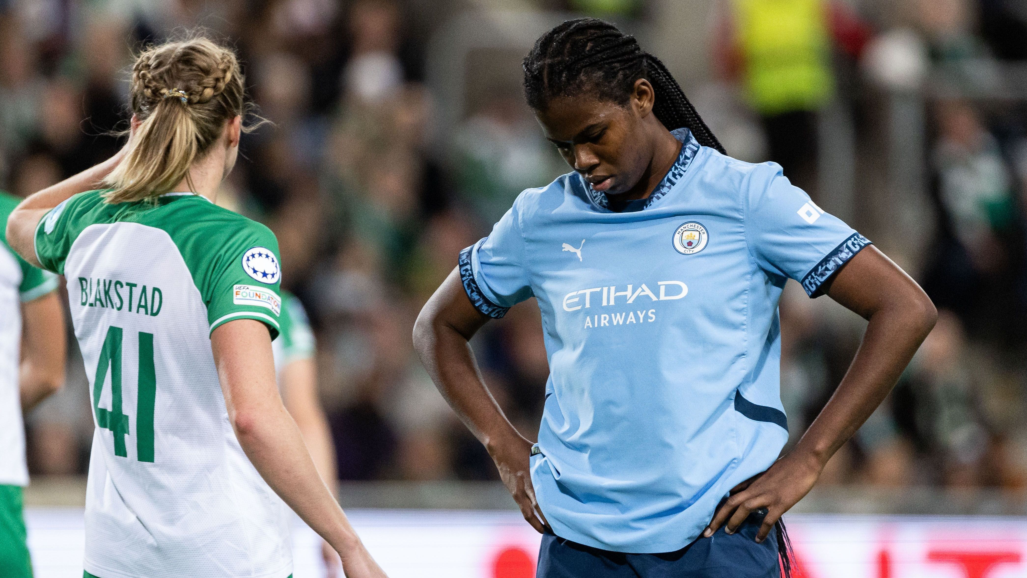 Bunny Shaw, do Manchester City, pela Champions League Feminina