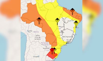 Onda de calor no Sul e chuva forte no Nordeste; veja como fica o tempo