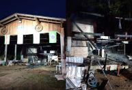 Cavalos morrem carbonizados em incêndio em Centro de Tradição Gaúcha em SC