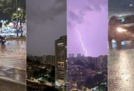 Alerta Severo: São Paulo tem forte chuva e queda de granizo