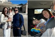 Claudia Raia curte viagem a Portugal com filho caçula e marido; veja