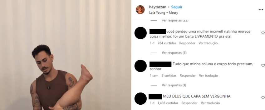 Fãs de Natinha "invadiram" o Instagram de João Pedro repudiando a traição e exaltando a líbero • Reprodução/Instagram