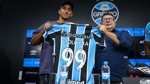 Cristian Olivera vai vestir a camisa 99 no Grêmio