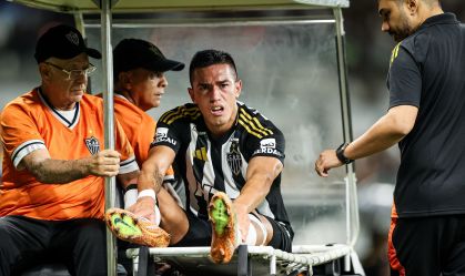 Cuello se lesionou em sua primeira partida pelo Atlético-MG