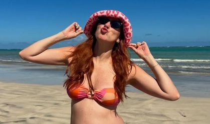 Grávida, Dani Calabresa mostra ensaio de fotos com barrigão; veja