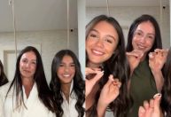 Namorada de Benício Huck posta vídeo com mãe e irmã: "Amores"