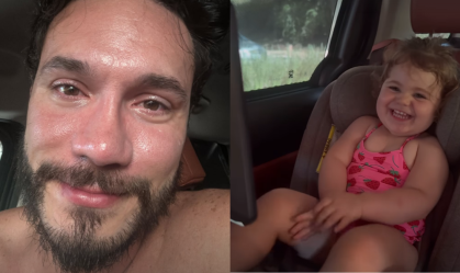 Eliezer mostrou filha falando “eu te amo, papaizinho” pela primeira vez