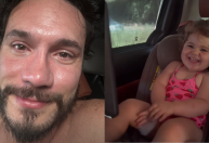 Emocionado, Eliezer comemora 1º "eu te amo" de filha: "Nunca senti isso"