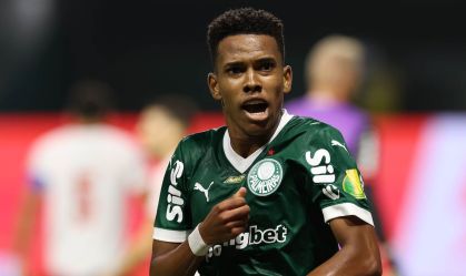 Estêvão, atacante do Palmeiras