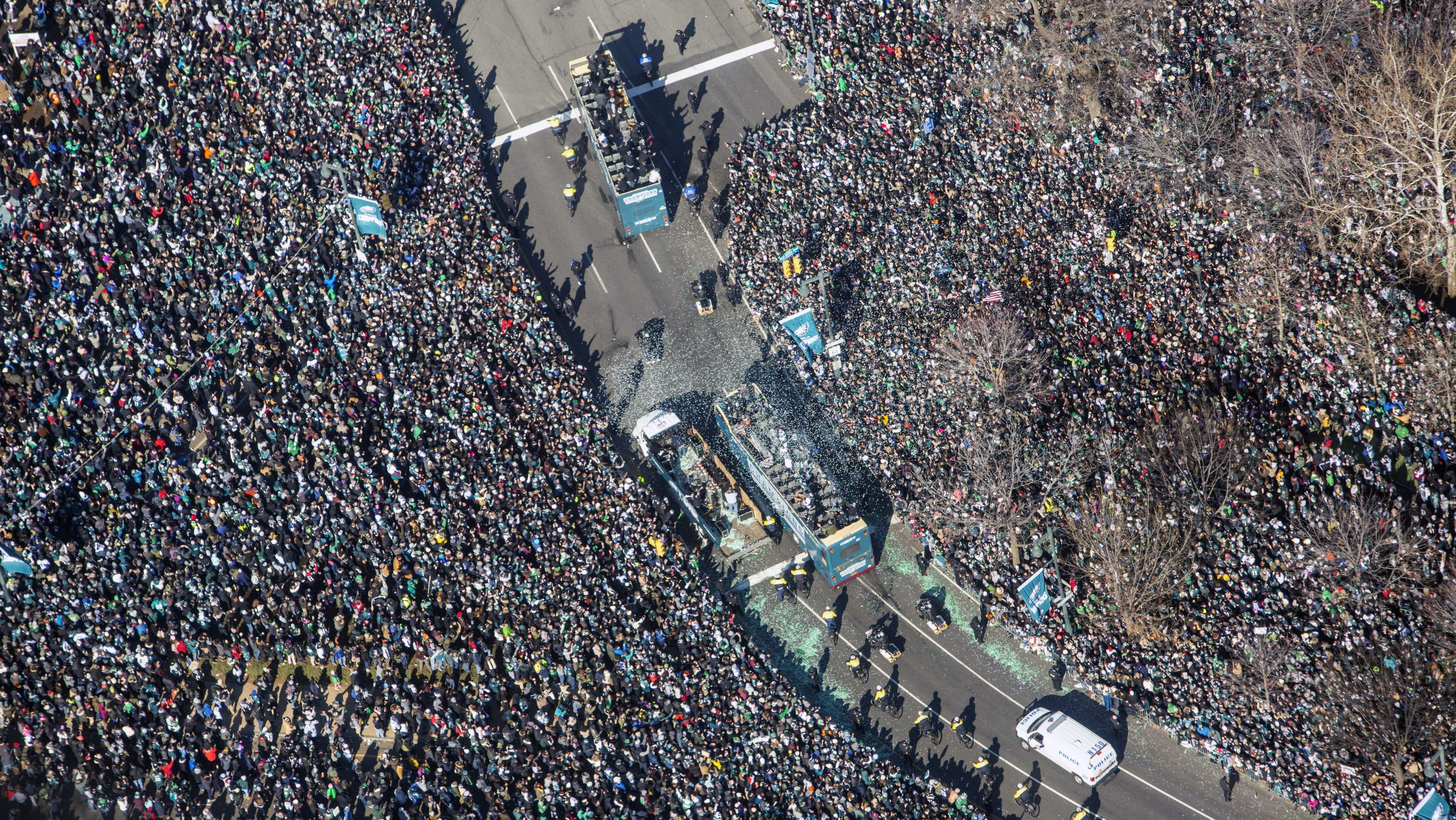 Festa do título do Philadelphia Eagles em 2018