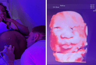 MC Daniel conversa com filho na barriga da mãe e ele abre o olho; veja