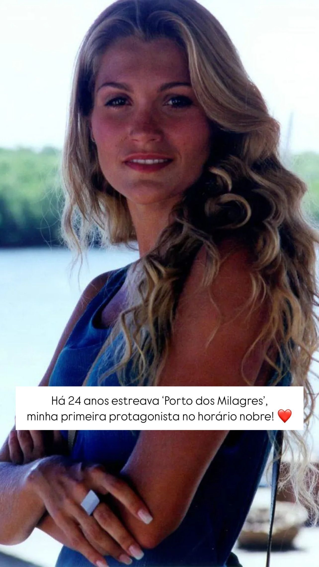 Flávia Alessandra recordou personagem Lívia, que interpretou em 2001 • Instagram/Flávia Alessandra