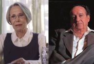 Florinda Meza visita túmulo no dia que ator de "Chaves" faria 96 anos
