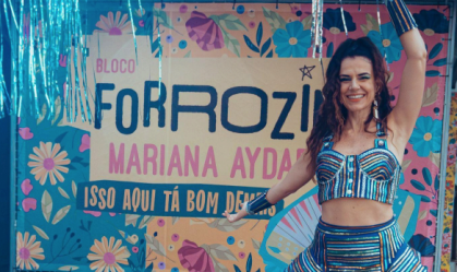 Bloco Forrozin, com Mariana Aydar, desfila no Ibirapuera pela 1ª vez