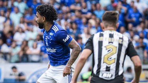 Gabigol foi expulso contra o Atlético-MG