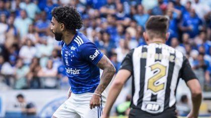 Gabigol foi expulso contra o Atlético-MG