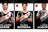 Vasco consegue inscrever Garré, Loide e Nuno Moreira para jogo com Flamengo