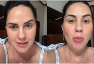 Graciele Lacerda desabafa sobre filha de 1 mês: “Vivia grudada em mim”
