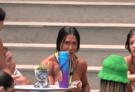 Após volta a casa do BBB, Gracyanne aconselha Aline e Diogo reage
