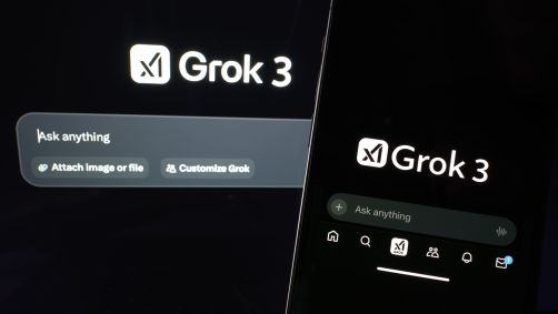 Interface do usuário do mais recente Grok 3, o chatbot de IA desenvolvido pela xAI e integrado à plataforma X