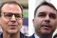 "Rei da rachadinha", "nervosinho": Paes e Flávio Bolsonaro trocam ofensas