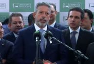 Câmara chega unida e com decisão quase unânime, diz Lira ao lado de Motta