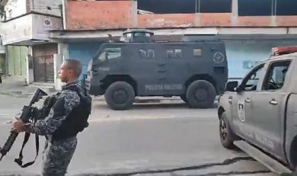 PM faz operação para prender suspeitos por morte de policial em São Gonçalo