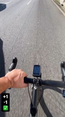 Story postado pelo ciclista horas antes de ser assassinado em São Paulo. • Reprodução/Redes sociais