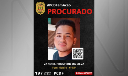 Polícia revela retrato de suspeito de matar ex-companheira dentro de igreja