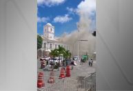 Incêndio atinge Câmara de Vereadores em Salvador; veja vídeo