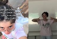 Conheça a rotina da aluna que é a única em seu curso na universidade