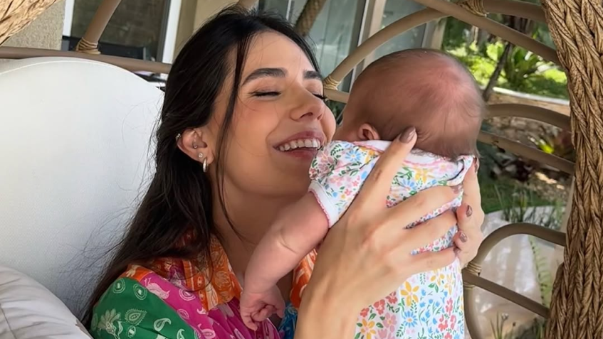 Serena Magalhães Santana nasceu no dia 28 de dezembro • Instagram/Jade Magalhães
