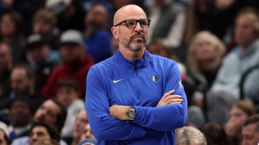 Jason Kidd em jogo do Dallas Mavericks na NBA