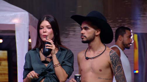 João Gabriel ficou chateado com o irmão João Pedro no BBB25 por conta de um chapéu