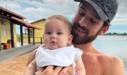 João Guilherme posta foto com José Leonardo, filho de Virginia e Zé Felipe