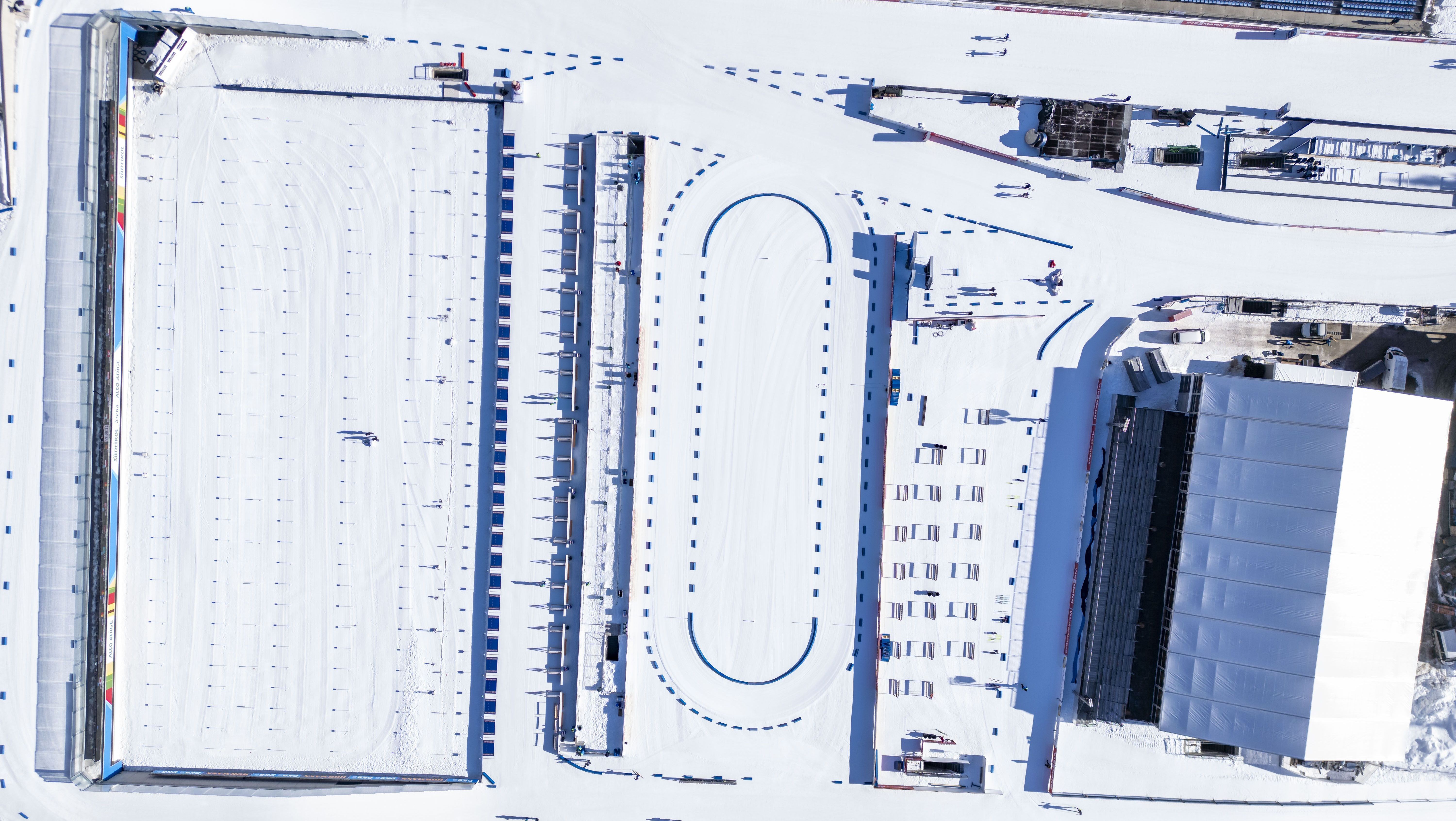 Arena que receberá eventos nos Jogos Olímpicos de Inverno de 2026