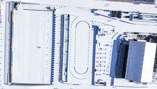 Arena que receberá eventos nos Jogos Olímpicos de Inverno de 2026