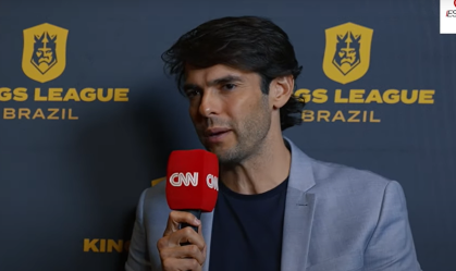 Kaká revela sonho de realizar final da Kings League Brazil no Maracanã