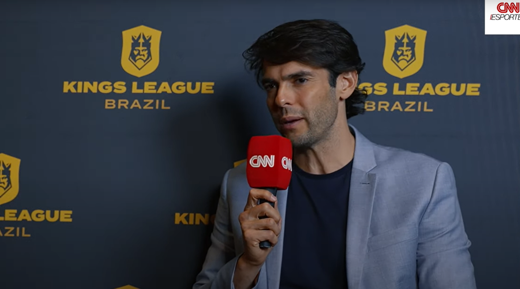 Kaká, presidente da Kings League Brazil, em entrevista exclusiva à CNN