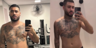 Kevinho mostra mudanças no corpo: "Autoestima lá em cima"