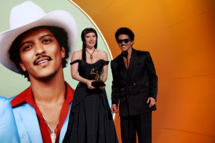 Lady Gaga e Bruno Mars venceu a categoria de Melhor Performance Pop de Duo ou Grupo no Grammy 2025