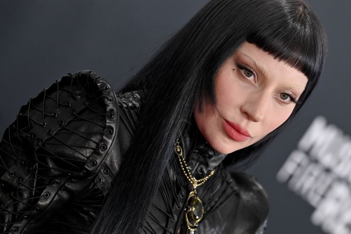 Lady Gaga no Grammy Awards 2025 • Axelle/Bauer-Griffin/FilmMagic