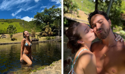 Larissa Manoela compartilha fotos de viagem romântica com o marido; veja