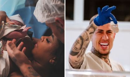 Nasce primeiro filho de Lorena Maria e MC Daniel