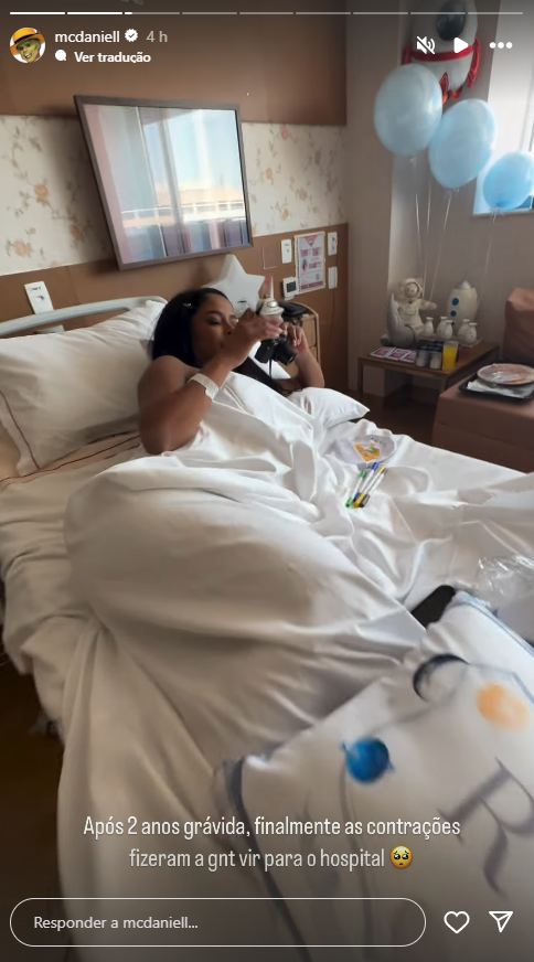 Grávida do primeiro filho, Lorena Maria deu entrada na maternidade nesta segunda-feira (17) • Instagram/Lorena Maria