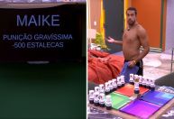 Maike leva punição grave e perde 500 estalecas no BBB25; saiba o motivo
